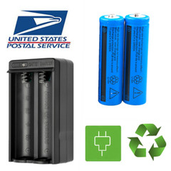 2x 3.7V 3000mAh Multipurpose Li-ion Batteries Rechargeable Battery+Dual Charger