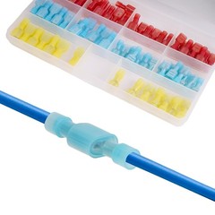 Spade Terminal Wire Connectors 100Pcs Male Female Insulated Quick Disconnect Set