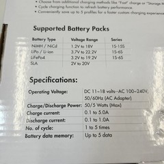 Tenergy TB6B Balance Charger NiMH NiCD LiPo LiFe 1S-6S with Power Supply
