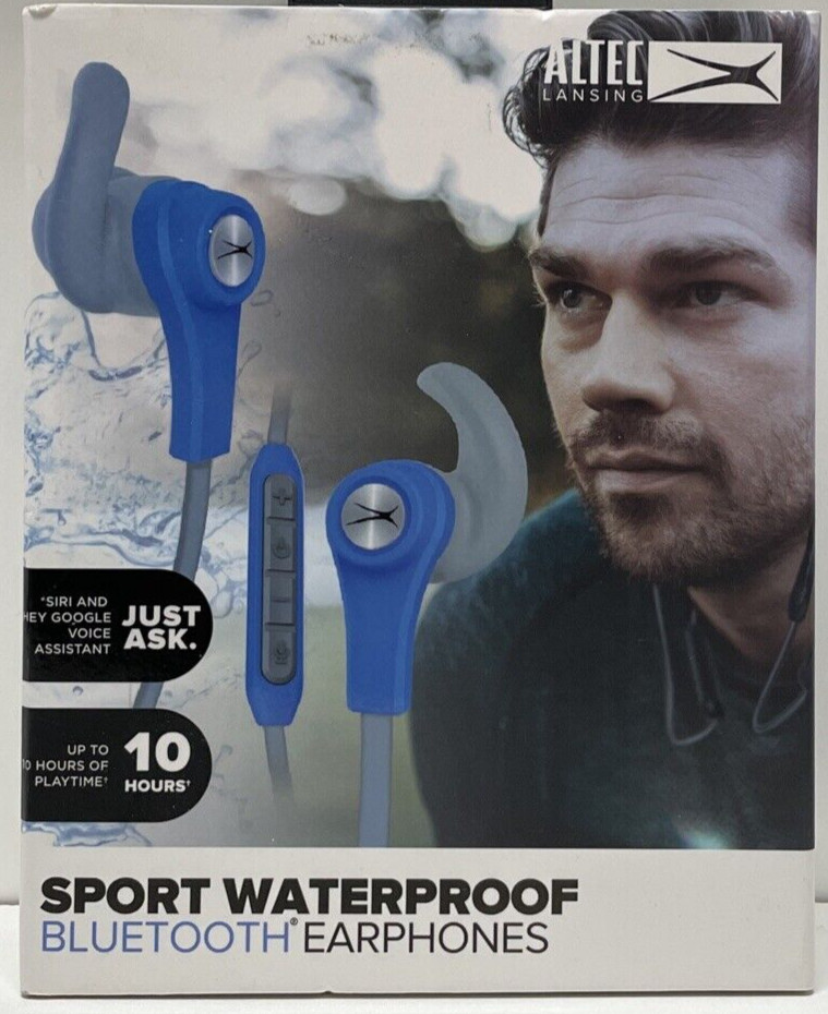 Altec Lansing | Waterproof In-Ear Sports Earphones Bluetooth 10 hours Playtime
