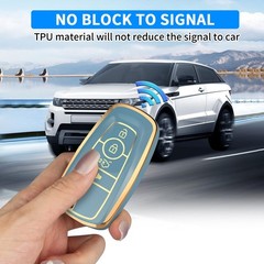 QBUC for Ford Key Fob Cover, Soft TPU Full Protection 4 Buttons, Blue