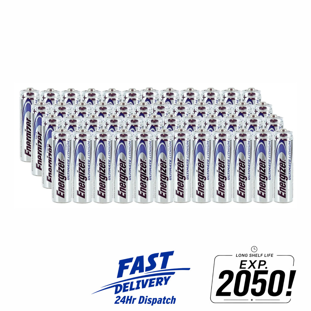 Energizer Ultimate Lithium AAA Batteries -48 Pack NEW | EXP. 2050 | 24hr ship!