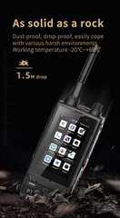 ANYSECU Zello W6PLUS Android 10 4G Network Radio UHF 400-470Mhz Walkie Talkie