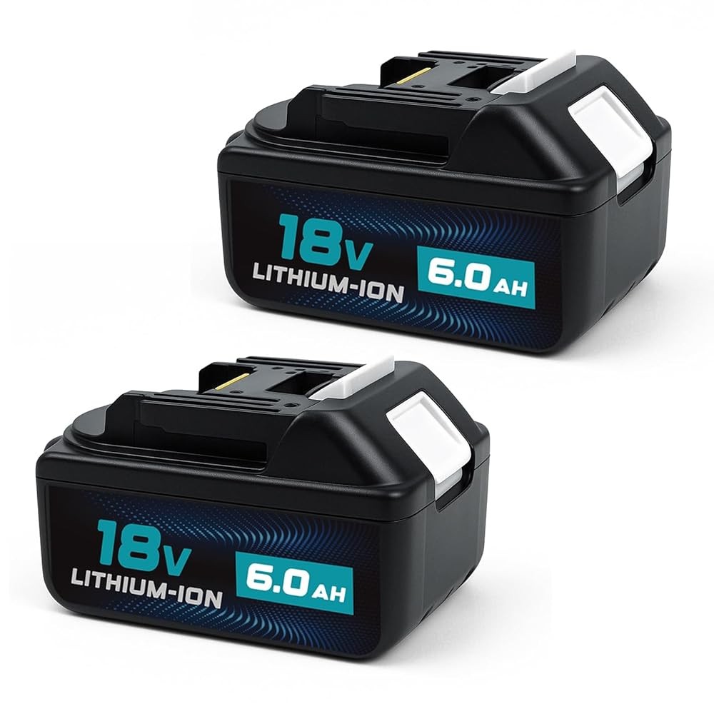 2 Pack 6.0Ah 18V For Makita LXT Lithium-Ion BL1840 BL1850 BL1860B Tool Battery