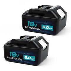 2 Pack 6.0Ah 18V For Makita LXT Lithium-Ion BL1840 BL1850 BL1860B Tool Battery