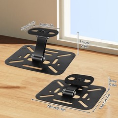 Universal Projector Wall Ceiling Mount 180°Rotation Tabletop Stand w/ 1/4″ Screw
