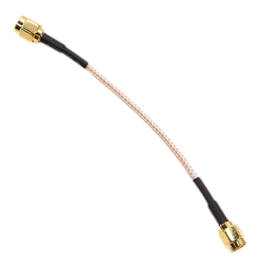 Male SMA-Male SMA Pigtail Cable, RG316, 0.5′, HackRF Upconverter RTL-SDR 15cm US