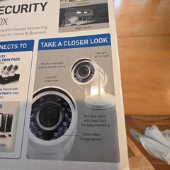 Swann HD security system 8 channel 4 camera NIB Night/Day vision! (up to 1080p)