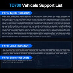 OBD2 Scanner Car Diagnostic Tool Lifetime Free Update All System Fit For Toyota
