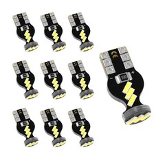 10X AUXBEAM T10 168 194 LED License Plate Light Bulb Interior Bulbs White 6500K