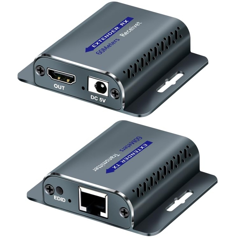 HDMI Extender Over Ethernet, HDMI Over cat5e/6, 1080P@60Hz up to 200FT HDMI t…