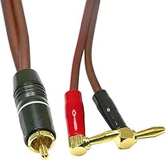 Banana Plug to RCA Speaker Cable,Speaker Wire RCA Male to Banana Plugs(2banan…