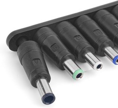 DC Power Adapter Plug Set 8-Piece Universal Barrel Connector Tips 5.5×2.1mm