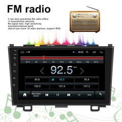 Apple Carplay Android 15 Car Stereo Radio GPS Navi + Cam For Honda CRV 2007-2011