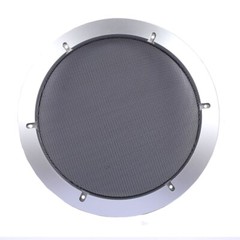 12″ DJ Car Speaker Sub Woofer Subwoofer Grill Silver ABS Frame Black Metal Mesh