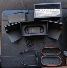 VITURE Pro XR Glasses w/ Mobile Dock USB-C Charge & Play Adapter Box