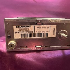 Blaupunkt Tampa SQR 29 vintage stereo/cassette working condition Including Code