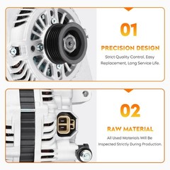 New Alternator for Mazda 3 2004 2005 2006 2007 2008 2009 2L 2.3L, Mazda 5 200…