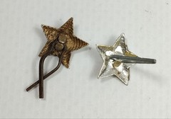 Vintage Lot 8 pcs Collectible Soviet Aluminum Small Badges-Emblems for Clothing