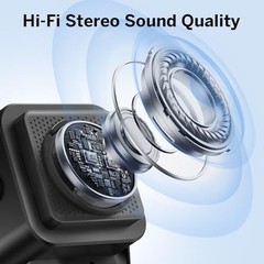 Wireless Induction 5-in-1 Bluetooth Speaker, Cell Phone Stand with Stereo Sound