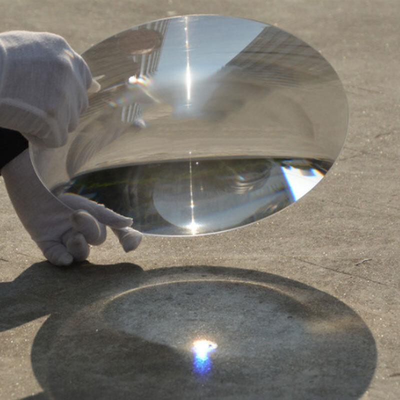 Focal Length 1000mm Optical PMMA Plastic Projector Solar Fresnel Lens Magnifier