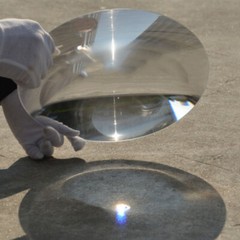 Focal Length 1000mm Optical PMMA Plastic Projector Solar Fresnel Lens Magnifier
