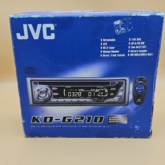 JVC KD-G210 CD Player Radio In Dash Receiver Automotive Vehicle Audio Brand New