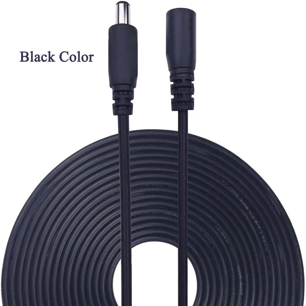 DC 12V Extension Cable 5.5mm x 2.1mm Male Female Power Cord For CCTV Camera LED