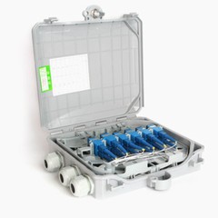 12-core fiber distribution box full distribution light box with flange pigta
