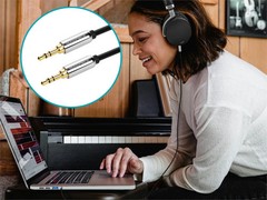 Monoprice 3ft Designed for Mobile 3.5mm Stereo Male to 3.5mm Stereo Male, Black
