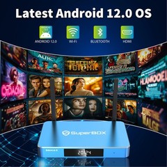 SuperBox S6Max TV BOX Support Authorized Distributor Same Day Shipping Send Gift