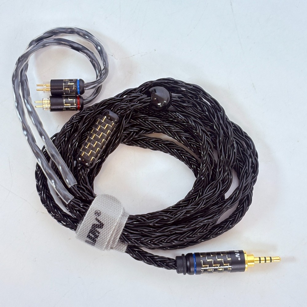 0.78mm 2-Pin to 2.5mm Balanced UPOFC Upgrade Cable KZ MK4 NX7 TRN V80 TFZ IEM