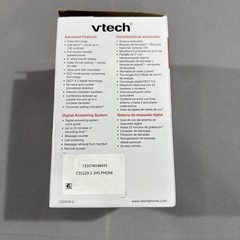 VTech CS5229-2 Cordless Answering System with Caller ID 2x Handsets Openbox New