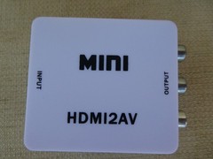 HDMI2AV Mini Converter HDMI To AV Adapter HDMI to RCA 1080P HD Video Audio NEW