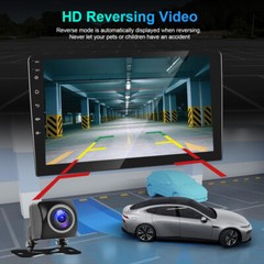 10″ Android 15 Double 2Din Car Stereo CarPlay Auto Radio GPS Navi WiFi BT 2+64GB