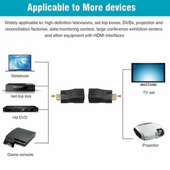 4K 1080P HDMI Extender to RJ45 Over Cat 5e/6 Network LAN Ethernet Adapter LOT