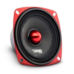 DS18 PRO-X4.4BMSL 4″ Car Speaker Shallow Mid-Range with Bullet 200 Watts 4-Ohm
