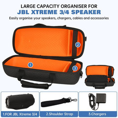 Hard Carrying Case for JBL Xtreme 3 Xtreme 4 Bluetooth Speaker Waterproof