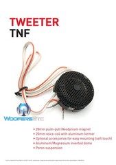 SINGLE PIECE FOCAL TWFA TNF FLAX REPLACEMENT TWEETER FOR F FX NEW