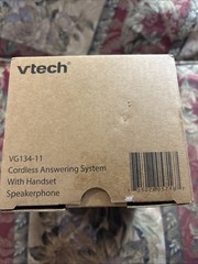 VTech VG134-11 DECT 6.0 Cordless Phone w/ Bluetooth Digital Answering Black