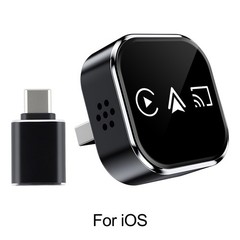 4-IN-1 Carplay Adapter Wired to Wireless CarPlay Android Auto Mirror Link –2026