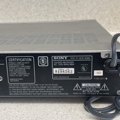 Sony DAV-S300 HCD-S300 – 5.1 Home Theater Dolby Digital CD/DVD No Remote
