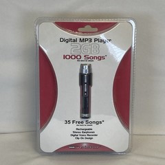 New Delstar Digital MP3 Player Voice Recorder 2GB USB Rechargeable