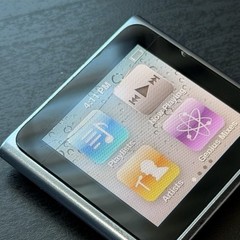 Apple iPod Nano 6th Gen 8GB Blue A1366 TESTED Working Good Battery