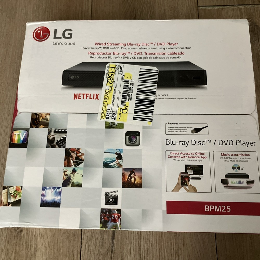 NEW LG Life’s Good BPM25 4-in-1 Solution Streaming Blu-ray DVD CD Player
