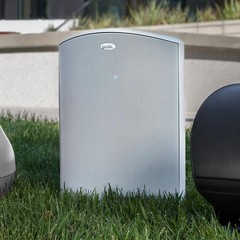 Atrium 8 Outdoor Speaker with Powerful Bass (Each White) All-Weather Durabili…