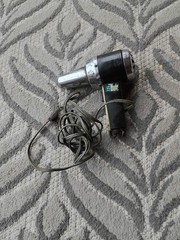 Working Vintage Black & Silver 400W Electric Heat Gun, Plastic/Metal Pistol Grip