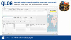 Windows Ham Radio Laptop Kit 128GB Digital Modes JS8Call FLDIGI WSJT-X Winlink