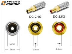DC22 — Oyaide DC plug to Aviation GX16-2 Plug Canare 4S6 DC Interconnect Cable