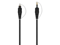 Monoprice S/PDIF Digital Optical Audio Cable, Toslink to Mini Toslink, 6ft